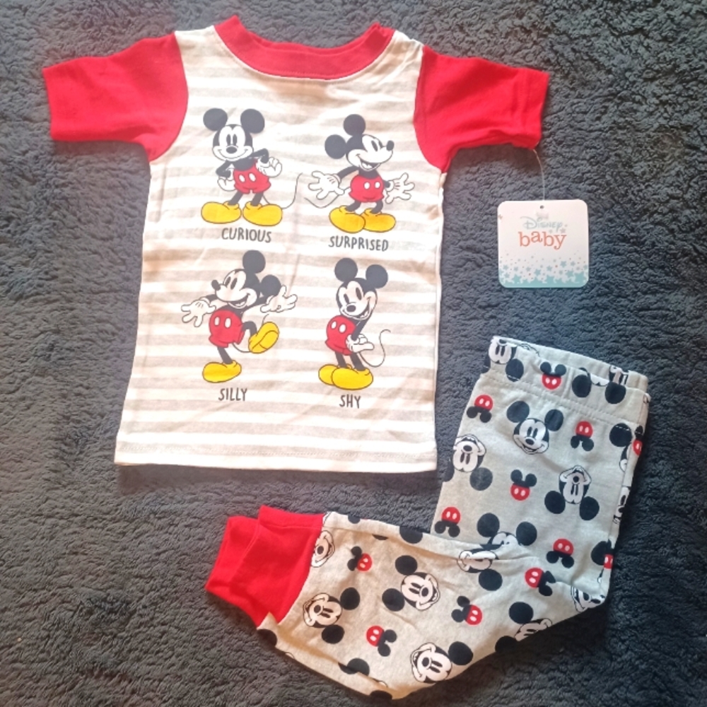 DISNEY BABY MICKEY MOUSE PJ SET